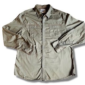 Converse One Star Military Green Button Down